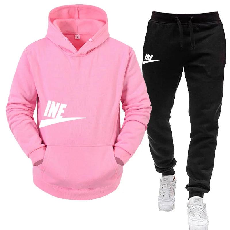 Fashion Men's Sweatshirt Hoody for Men Male Suit Spring 2024 Female Man Sets Women's Tracksuit Sportswear Hoodies + Sweatpants