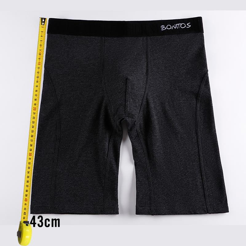 3pcs Long Boxers For Man Underware Lots Mens Underpants Cotton Men's Panties Family Boxershorts Boxer Sexy Male Shorts Calecon