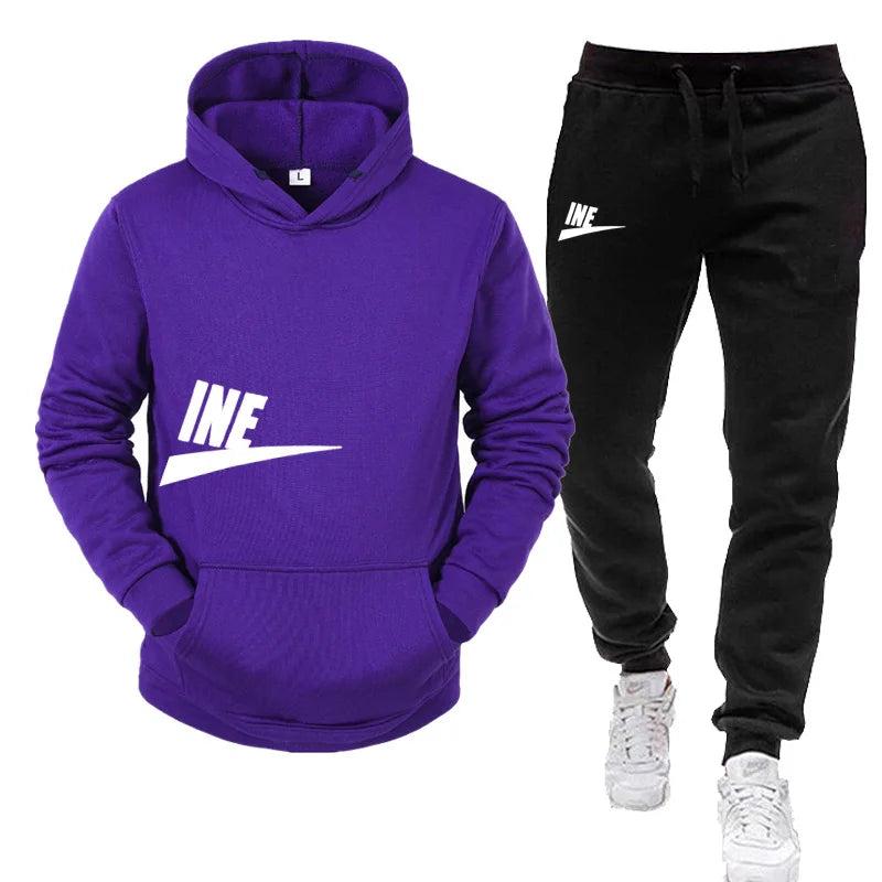 Fashion Men's Sweatshirt Hoody for Men Male Suit Spring 2024 Female Man Sets Women's Tracksuit Sportswear Hoodies + Sweatpants