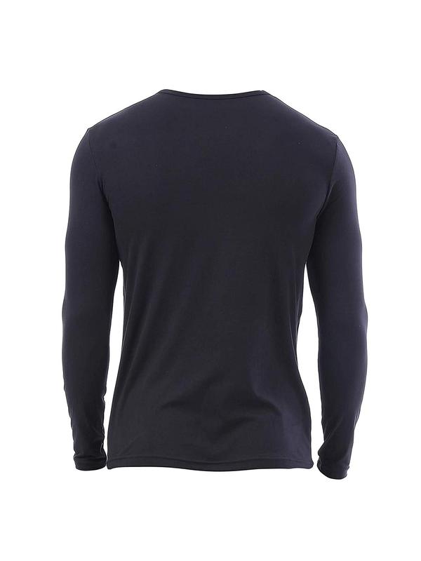 Men's Solid Long Sleeve Thermal Underwear Top, Casual Comfy Warm Crew Neck Thermal Top for Fall & Winter, Men's Underwear for Daily Wear