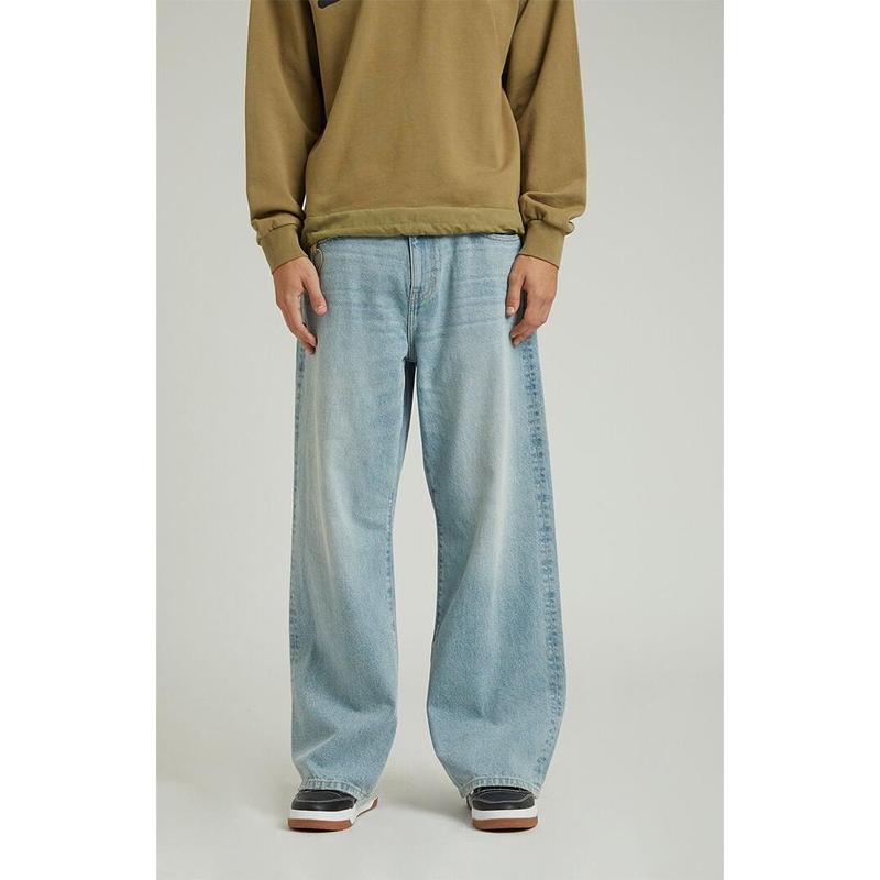 PacSun Men's Light Wash Extreme Baggy Jeans