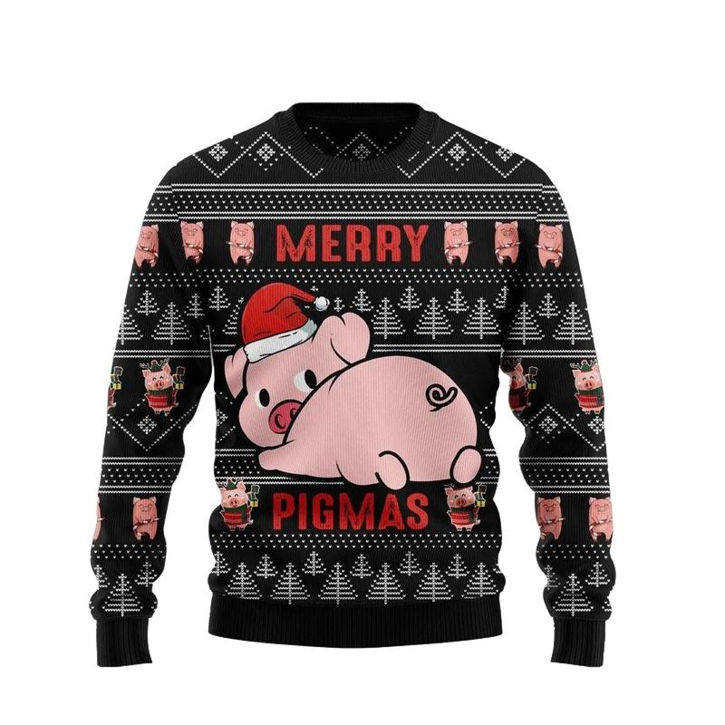 Merry Pigmas Ugly Christmas Sweater