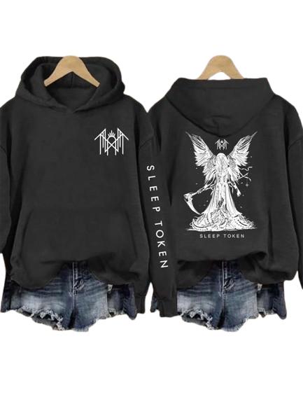 Sleep Token Band Hoodie – Unique Design with Double-Sided Logo and Left Sleeve Print, Unisex, Sizes S-3XL | The Perfect Choice for Sleep Token Fans, Creating a Personal Style for Every Performance!