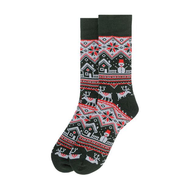 Men's Socks - Vintage Winter Pattern Novelty Socks