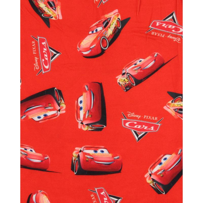 Disney Cars Men's Lightning McQueen with Logo Design AOP Adult Lounge Sleep Pajama Pants