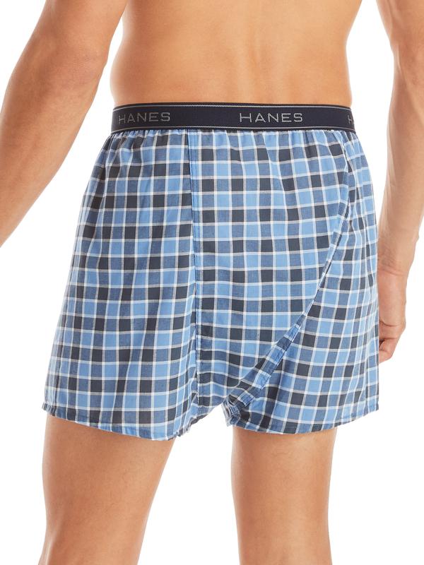 Hanes ComfortSoft Men's Boxers Pack, Moisture-Wicking Cotton Jersey, 6-Pack