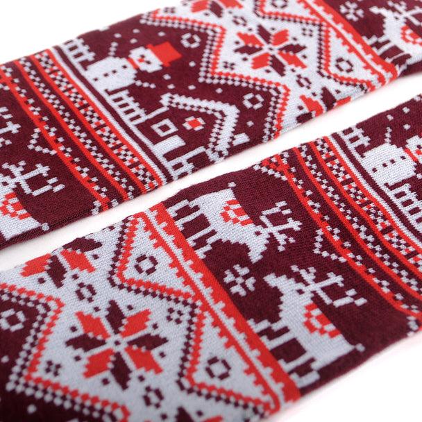 Men's Socks - Vintage Winter Pattern Novelty Socks