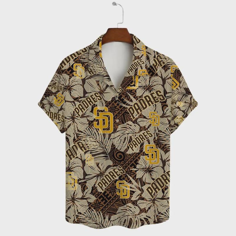 San Diego Island Heritage Padres Hawaiian Shirt