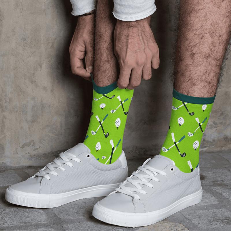 Golf Socks for Men - Festive and Stylish - Christmas Gifts for Golfers - Menswear