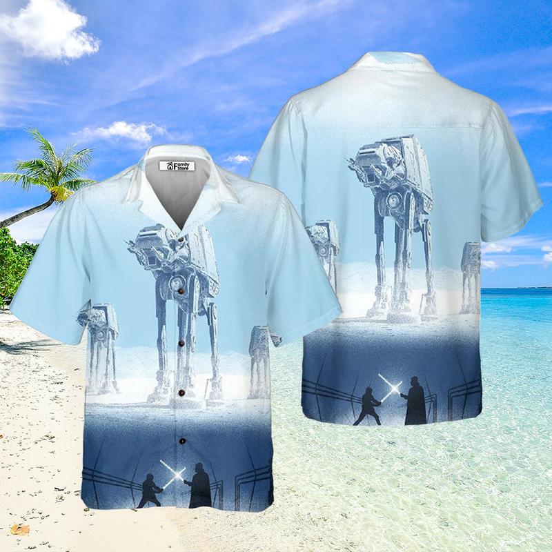 StarW Darth Vader Han Solo - Hawaiian Shirt For Men, Women, Kids Personalized Retro Hawaiian Shirt Summer Shirt Gift For Him Gift For Her Father Gift Mother Aloha Shirt Beach Outfit Floral Tropical Hawaii Shirt