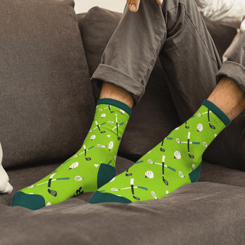 Golf Socks for Men - Festive and Stylish - Christmas Gifts for Golfers - Menswear