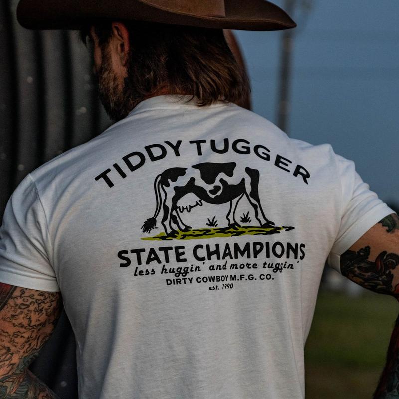 TIDDY TUGGER 1990 STATE CHAMPIONS MEN'S T-SHIRT