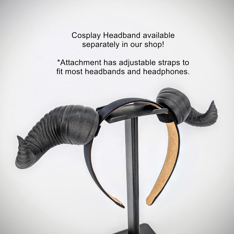 BeamTeam3D Ram Horns - Costume Horns - Costume Accessories