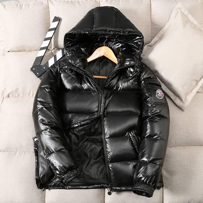 Classic Casual Solid Color Puffer Jacket