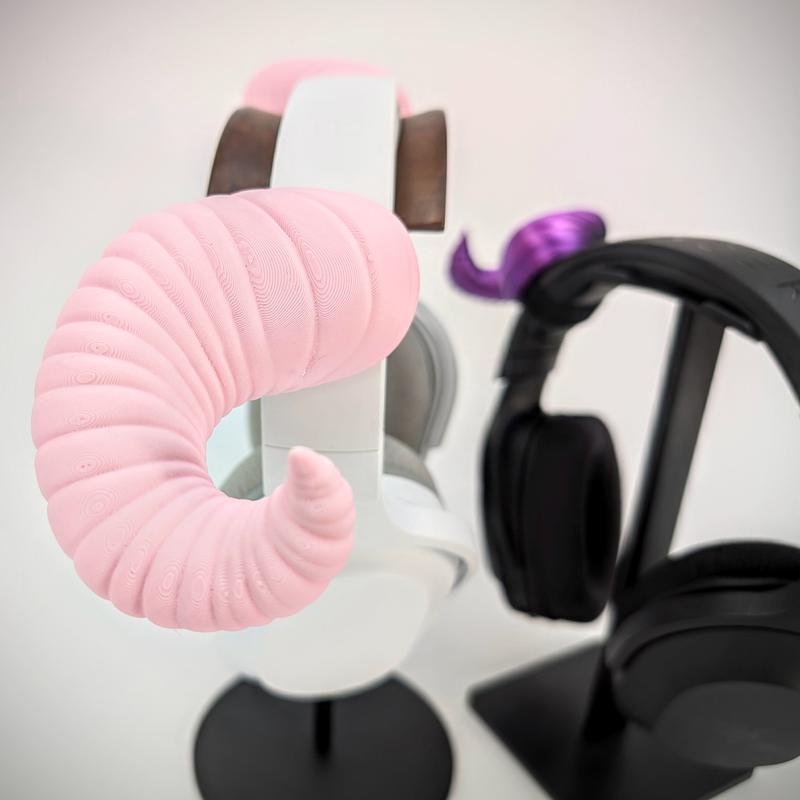 BeamTeam3D Ram Horns - Costume Horns - Costume Accessories