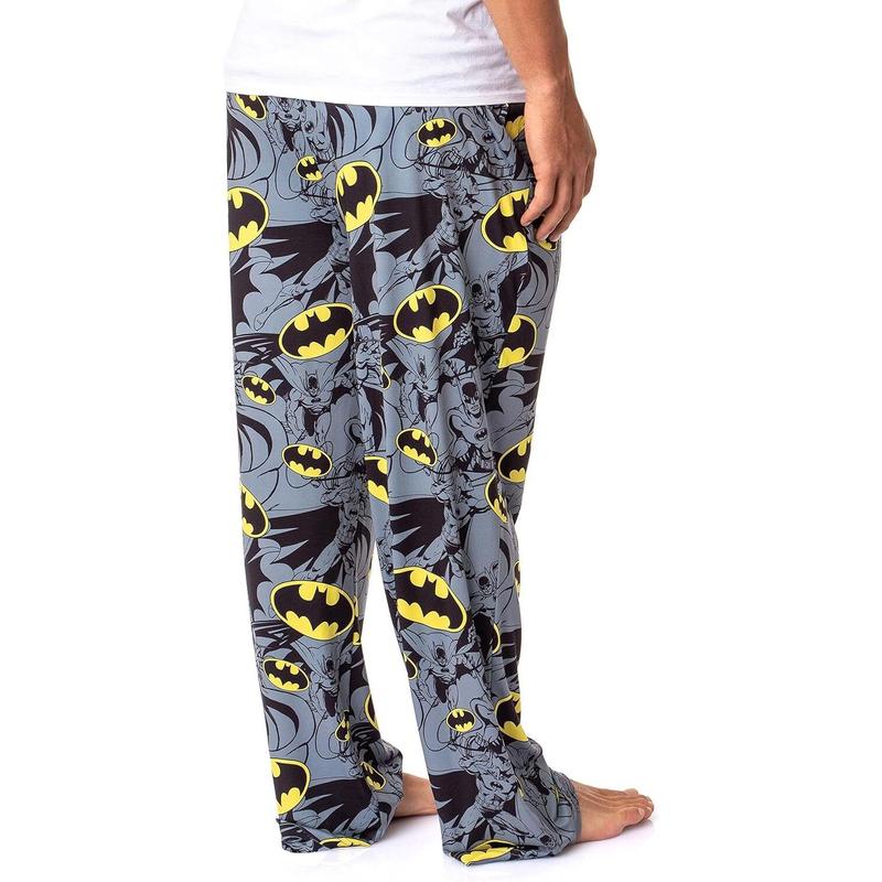 Bat Retro Character Sleep Pajama Pants, chirtsmas gift women, men