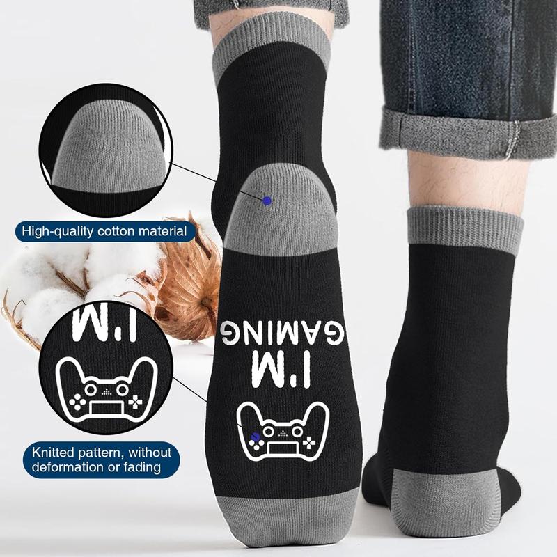 Stocking Stuffers for Men Adults Teens, Christmas Gifts for Teen Boys Birthday Gifts Ideas Gamer Funny  Socks