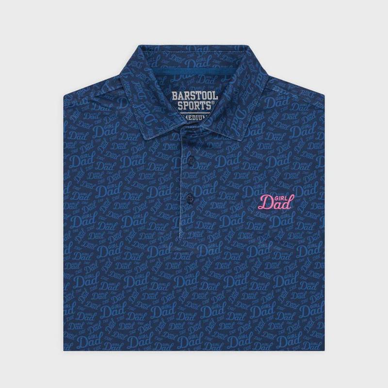 Bussin With The Boys: Girl Dad Print Polo - Stylish Men s Polo Shirt for the Modern Gentleman Good Quality!