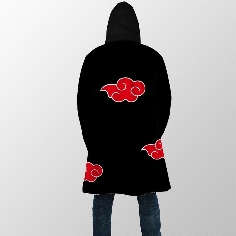 Anime Akatsuki Winter Coat for Men with Long Sleeves - Menswear