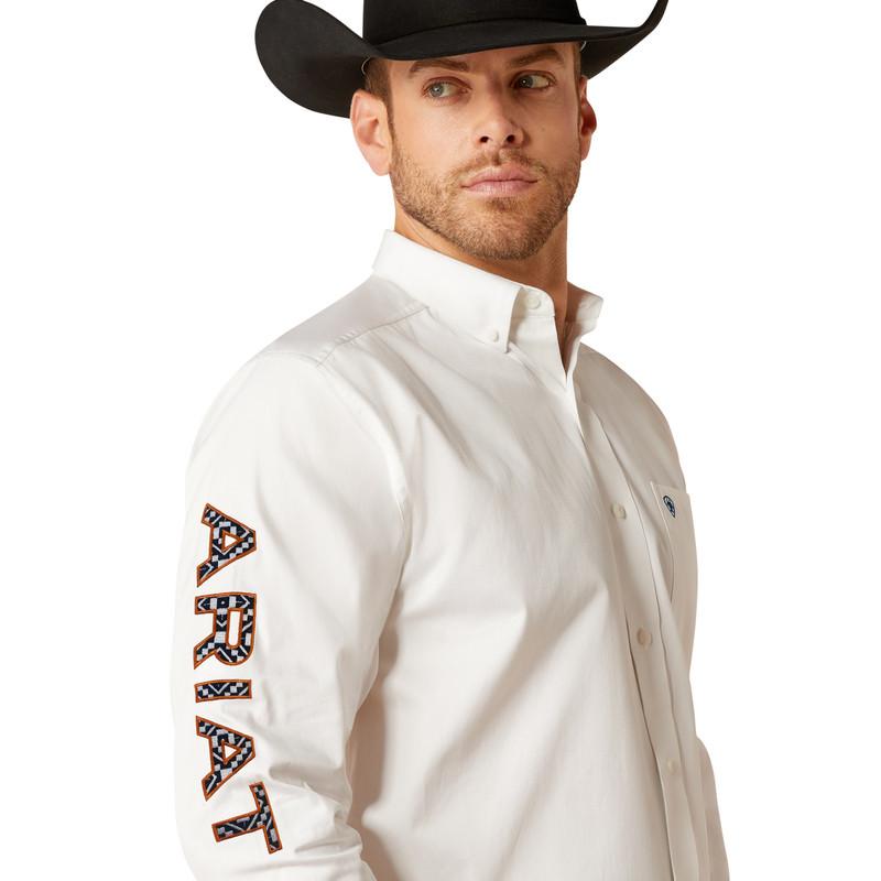 Casa Raul Ariat Team Logo White Twill - Mens Shirt  - 10048807