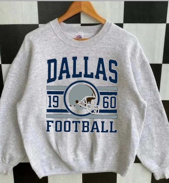 Unisex Crewneck Sport Classic Sweatshirt All Teams Football, Ash Menswear Soft, For Women, For Men, Sweatshirt Unisex