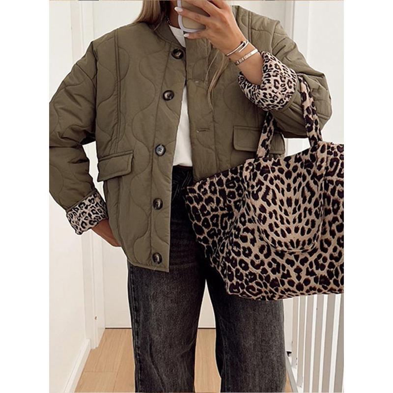 2024 Quilted Button Cotton Clothing Loose Hot Selling Fashion Comfortable Retro Casual Coat Jacket