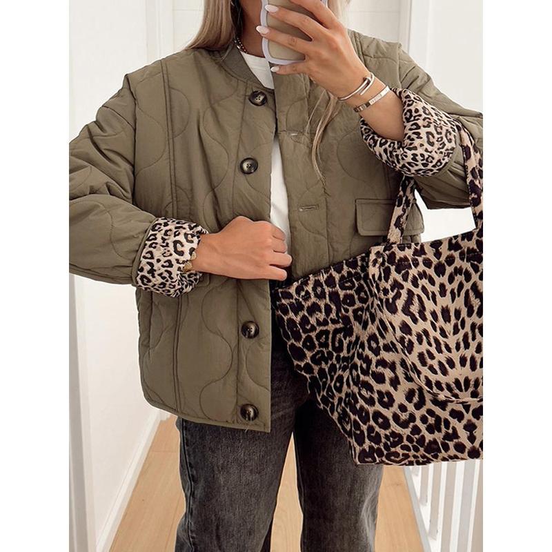 2024 Quilted Button Cotton Clothing Loose Hot Selling Fashion Comfortable Retro Casual Coat Jacket