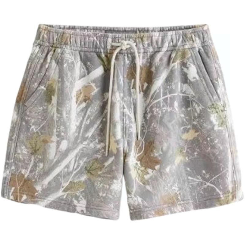 Mens Camo Shorts Casual Comfy Shorts for Summer,  Casual Comfy Breathable Hollow Out Shorts for Summer for Daily Wear