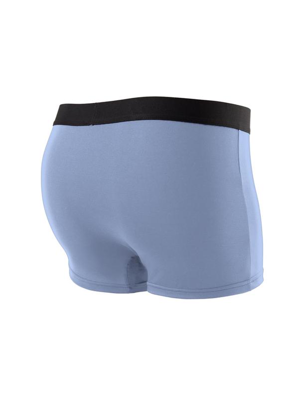 Men's Letter Tape Boxer Brief, Casual Comfy Breathable Underwear for Daily Wear, Men's Underwear for All Seasons