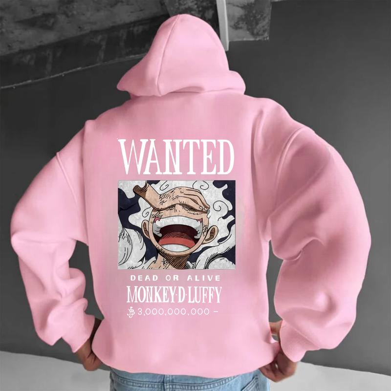 Manga One Piece Gear 5 Hoodie, Punny Cartoon Luffy Hoodie, Top 1 Anime of All Time, Japanese Anime 90s Graphic Hoodie, Luffy Anime Hoodie Tops Classic Menswear