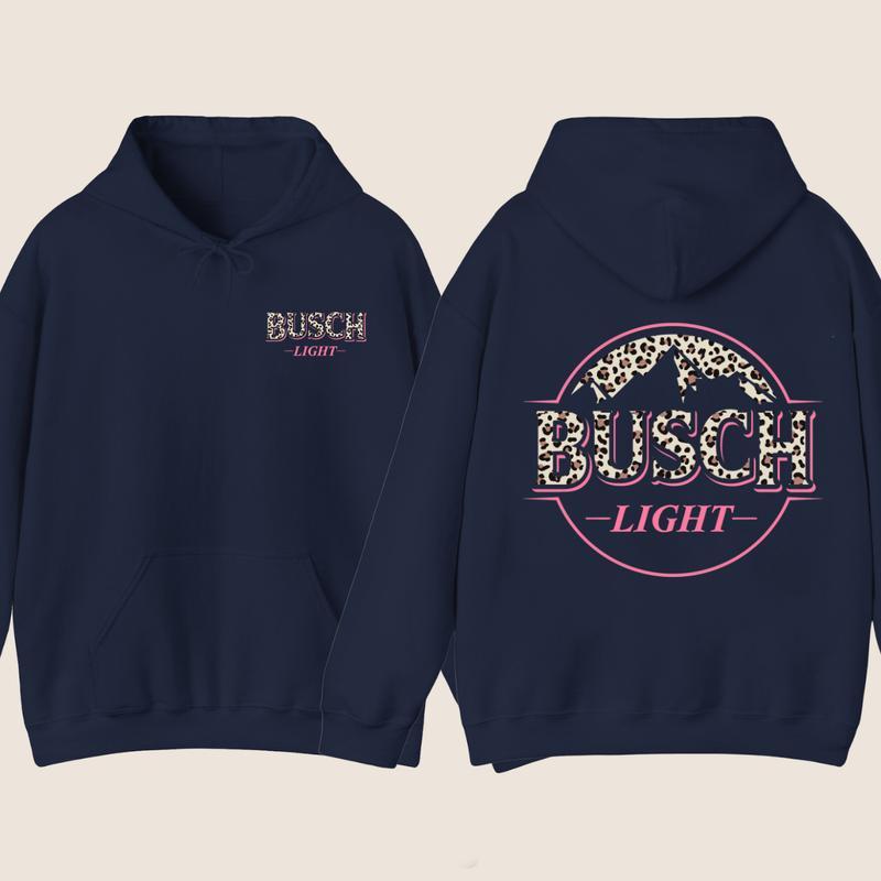 Busch Light Leopart Logo, T-Shirt, Hoodie & Sweatshirt, Busch Light Trendy For Men And Women