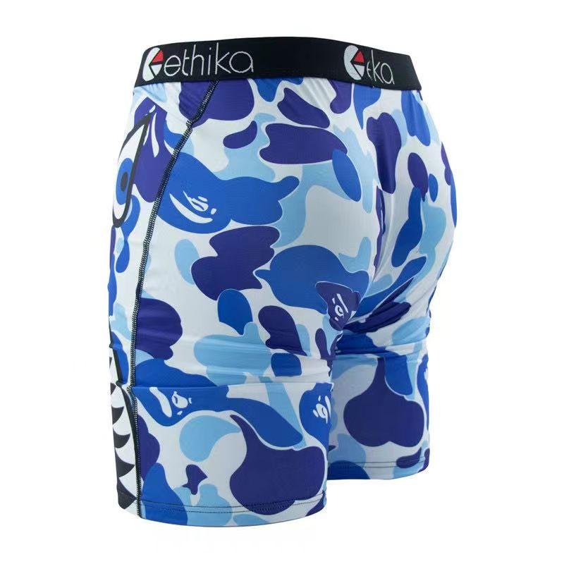 Sexy ethika underwear breathable fabric plus size mens sports boxer shorts and novelty sports fitness Polyester Lingerie boxer brief gym short