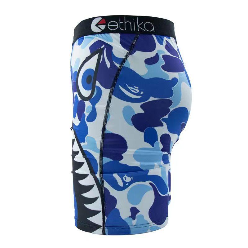 Sexy ethika underwear breathable fabric plus size mens sports boxer shorts and novelty sports fitness Polyester Lingerie boxer brief gym short