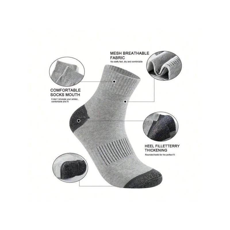 20 50 Pairs Of Long Socks, Men's Spring Summer Mid Length Socks, Sports Socks, Men's Mid Length Socks