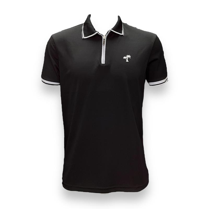 APS Performance Short Sleeve Quarter Zip Polo