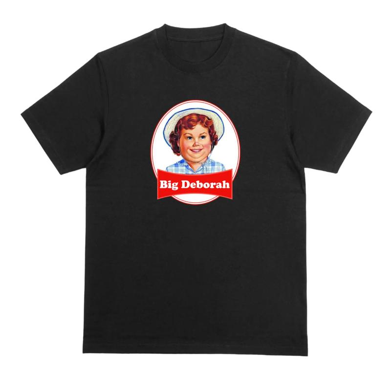 Funny T Shirt, Big Deborah, Unisex, Size Large Black, joke, Little Debbie