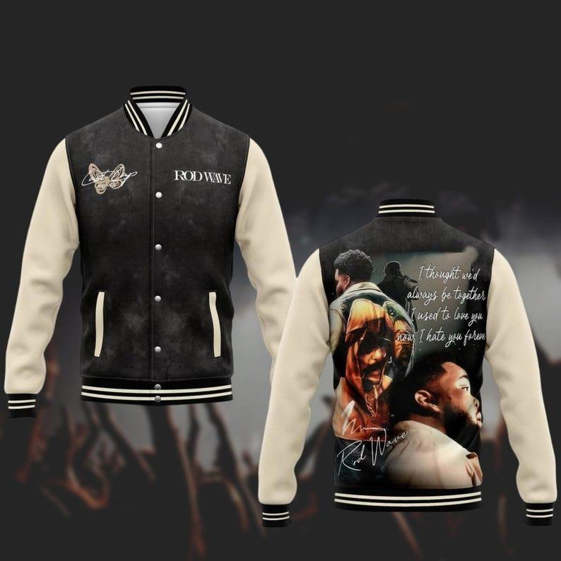 R.o.d Wave Baseball Jacket, Last Lap Tour Concert Jacket, R.o.d Wave Hip Hop Jacket Man, Streetwear Jacket For Fan, Music