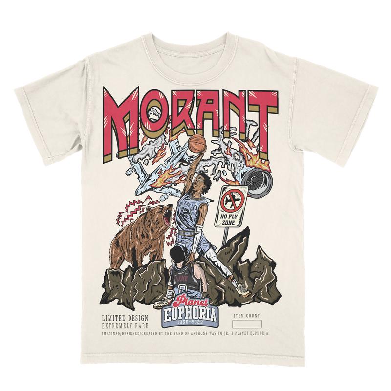 YOUTH Ja Morant TeeT-shirt, Original hand-drawn design, Vintage 90s Retro Bootleg Fans Unisex Tee