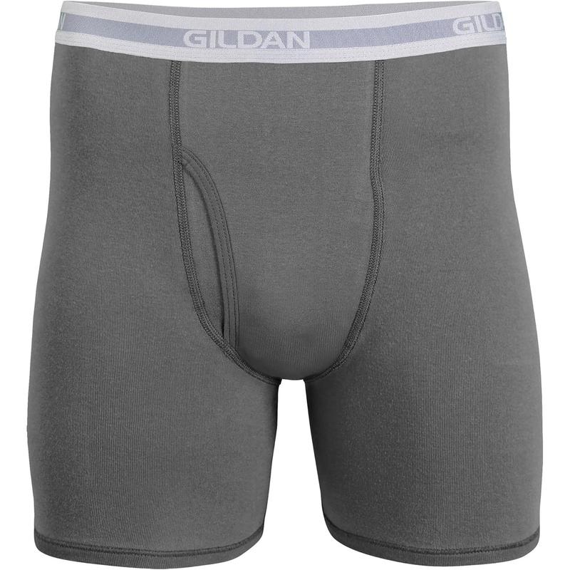 Gildan Mens Underwear Boxer Briefs, Multipack