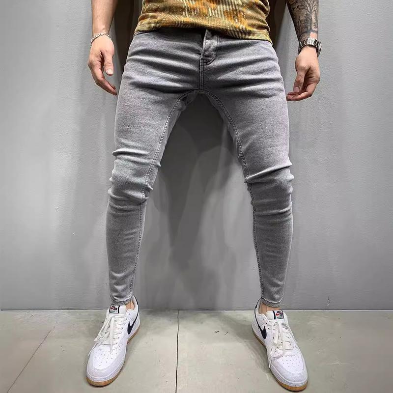 Casual Trendy Stretch Skinny Jeans Men's Jeans