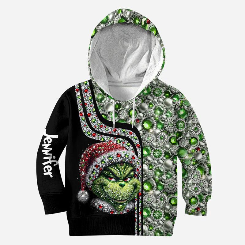 Merry Grinchmas - Personalized Stole Christmas Hoodie and Leggings