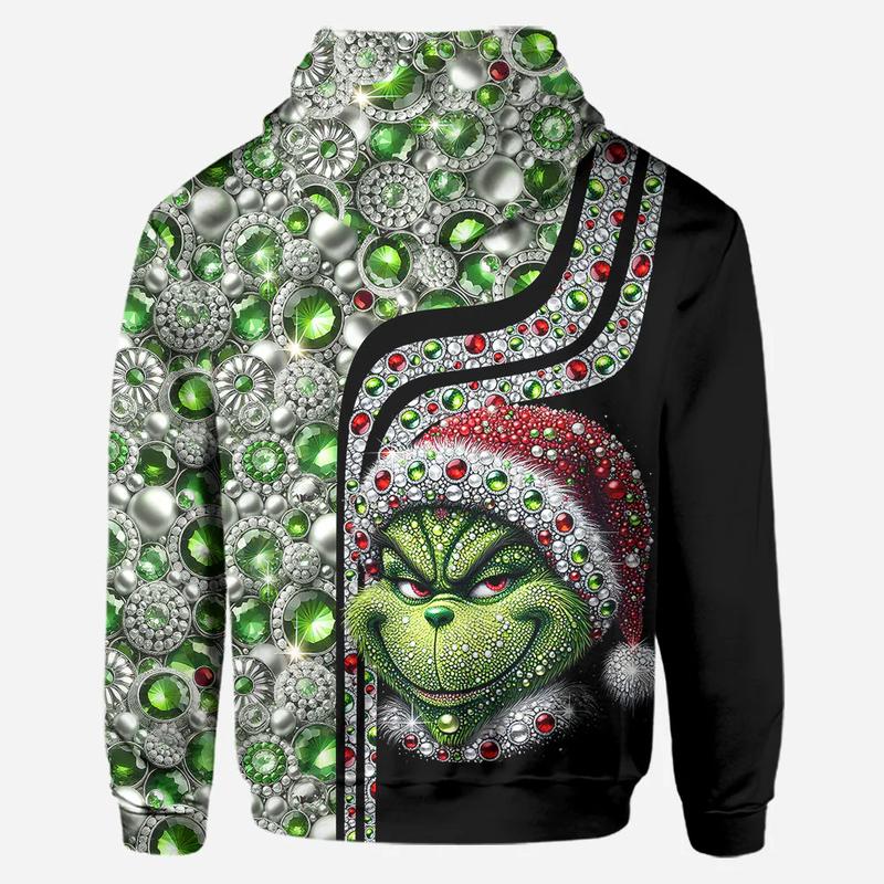 Merry Grinchmas - Personalized Stole Christmas Hoodie and Leggings