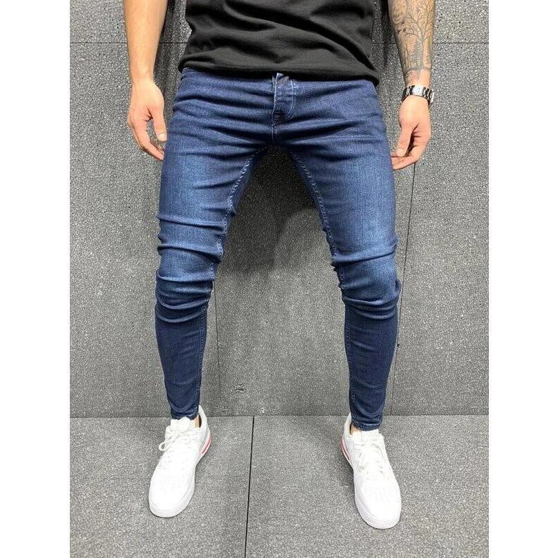 Casual Trendy Stretch Skinny Jeans Men's Jeans