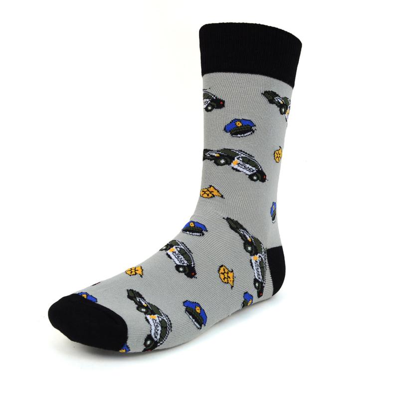 Men's Police Officer Novelty Socks