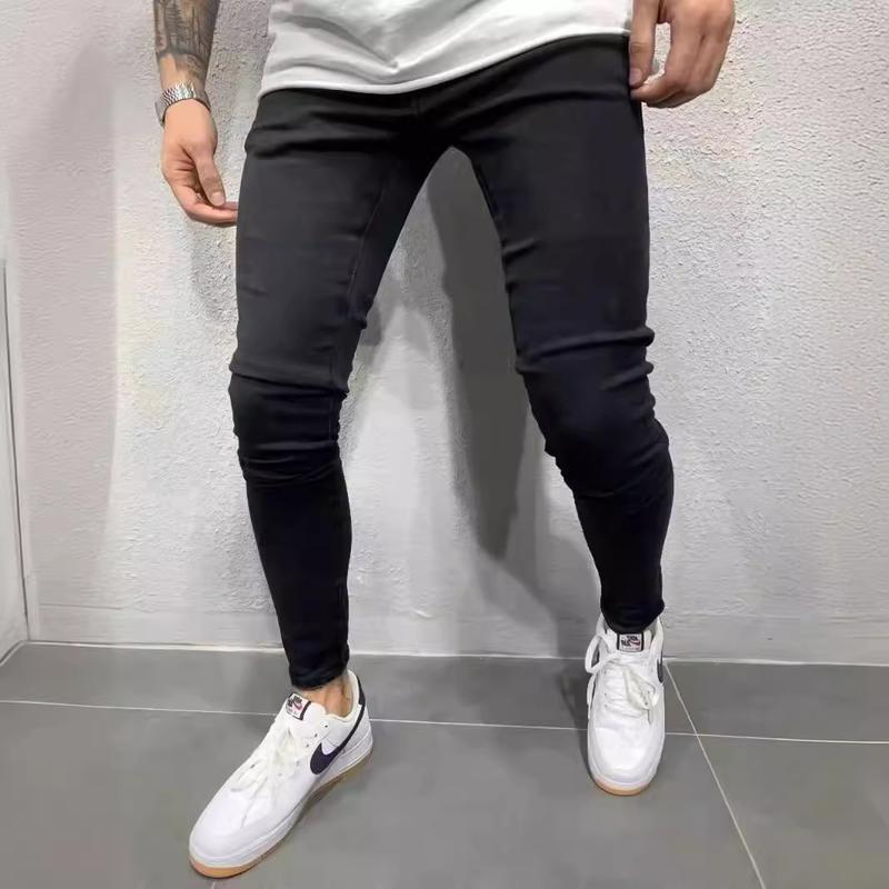 Casual Trendy Stretch Skinny Jeans Men's Jeans