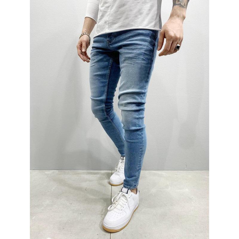 Casual Trendy Stretch Skinny Jeans Men's Jeans