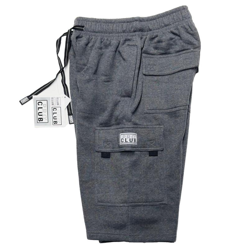 Pro Club Men's Fleece Cargo Shorts