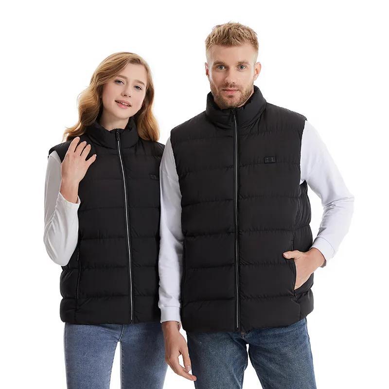 (Only vest without battery pack) HEATENERGY - 2024 Updated Version Two-touch 15Heat Zones LED Controller Heated Vest For Men & Women With Battery Pack Menswear Tops