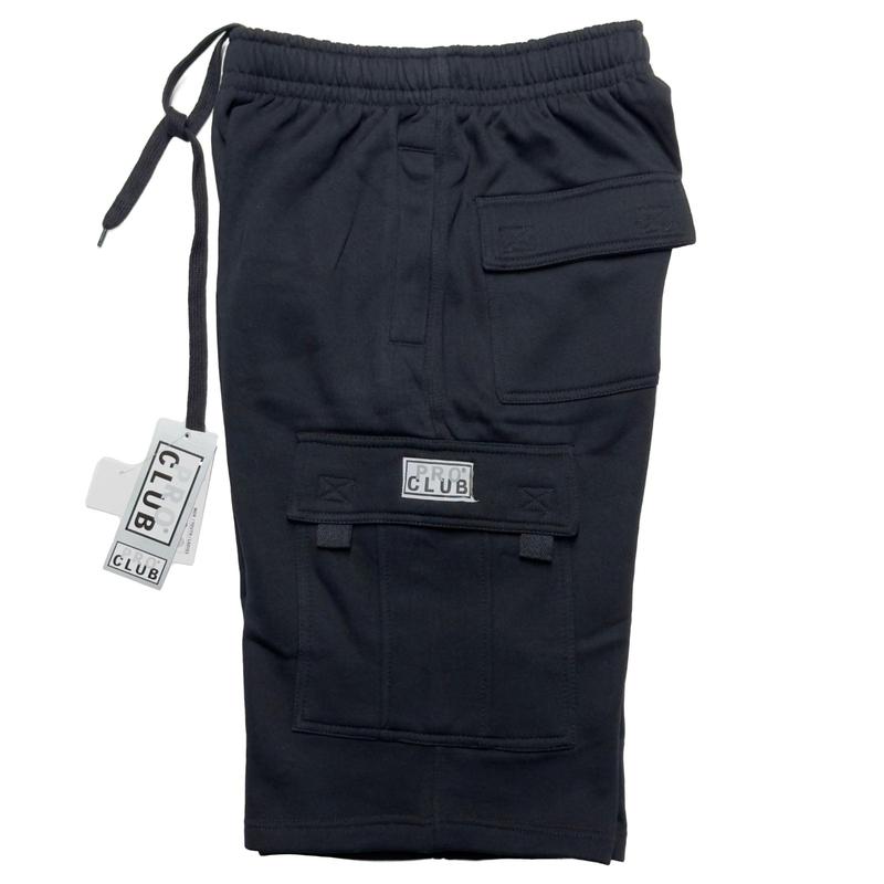 Pro Club Men's Fleece Cargo Shorts