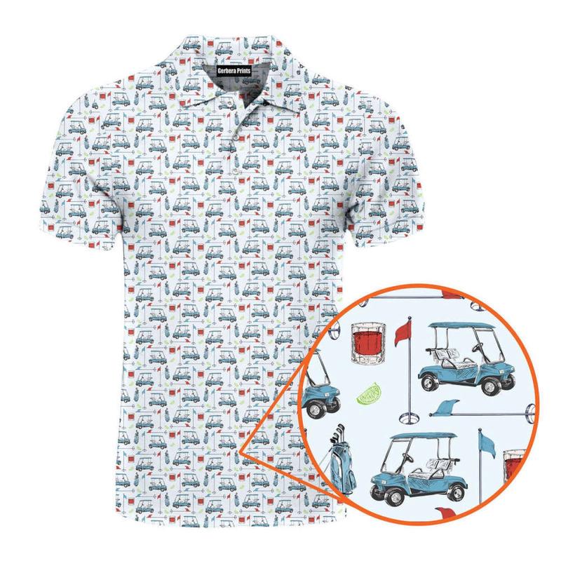 Transfusion golf - Golf Polo Shirt, Unique Men Polo Shirt, Humor Witty Gift for Golf Lover